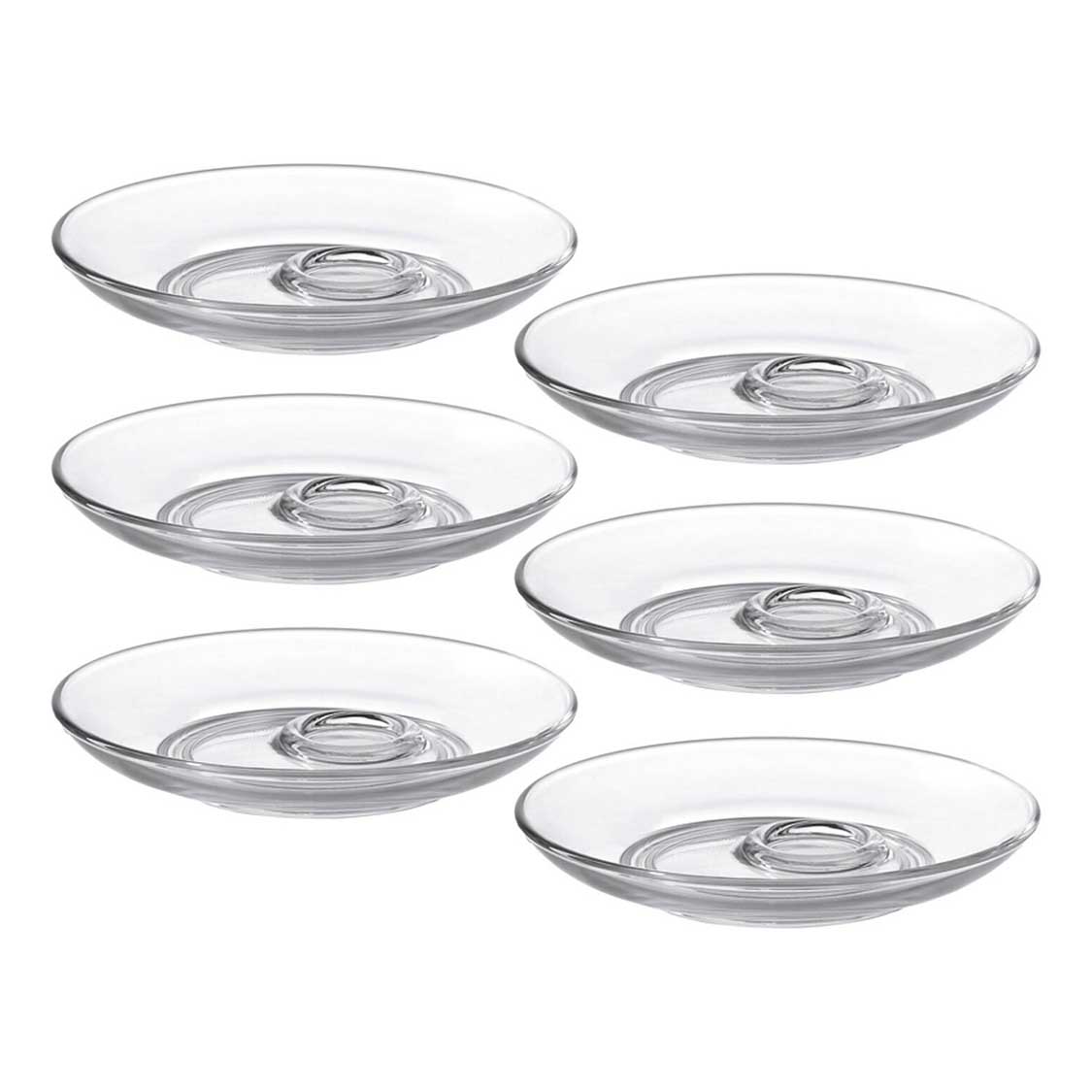 leonardo-senso-soucoupe-verre-12-cm-lot-de-6-transparent image 1