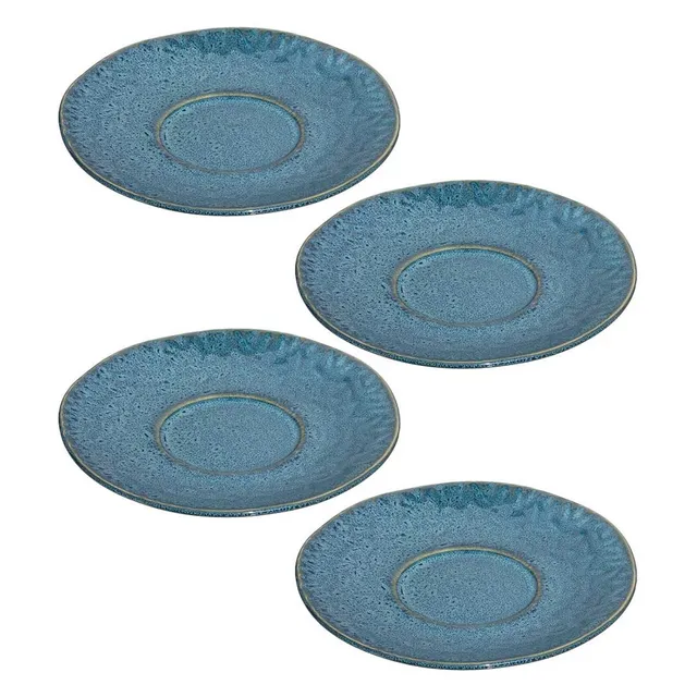 leonardo-matera-sous-tasse-15-cm-bleue-lot-4 image 1