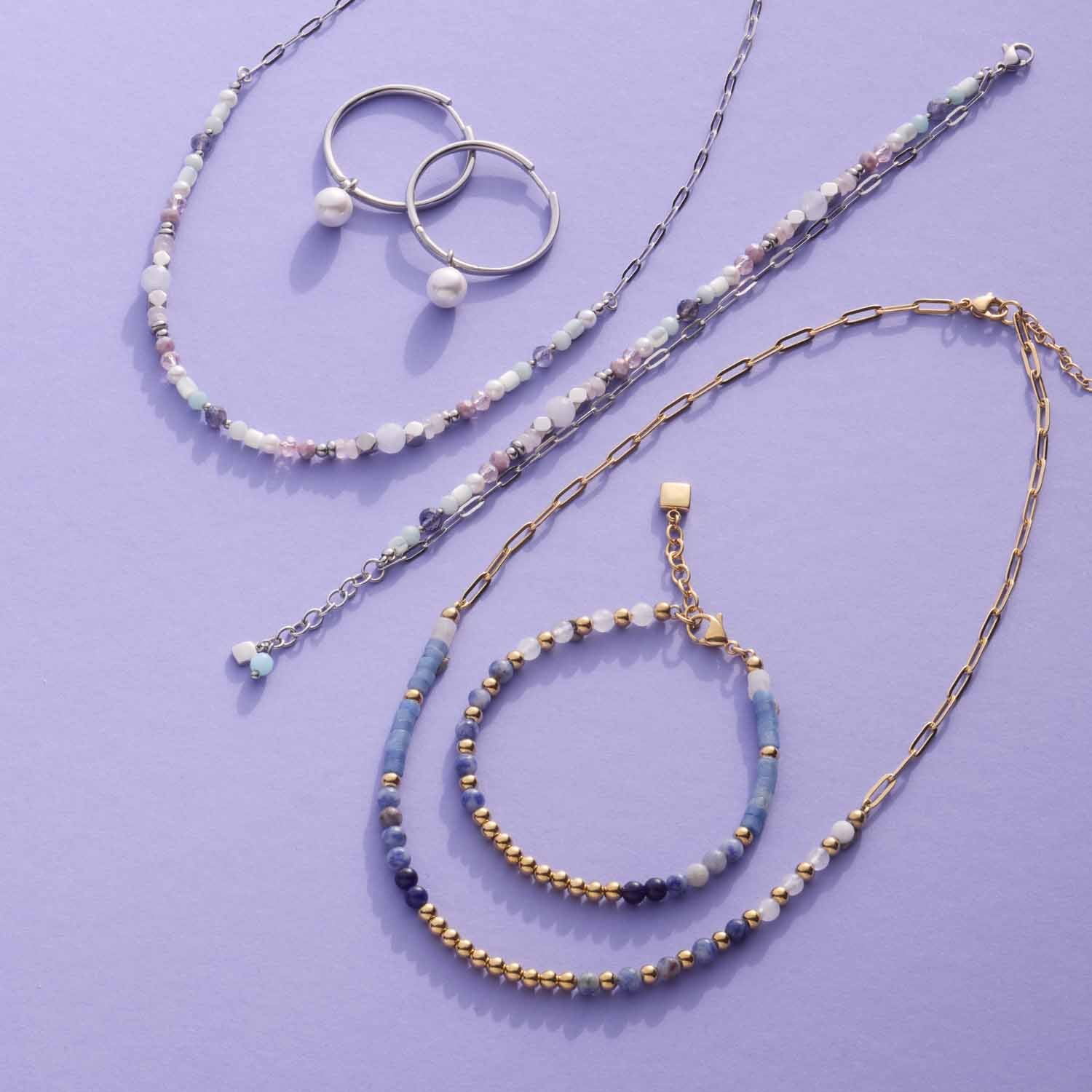 leonardo-belinda-bracelet-dor-pierres-bleues image 5