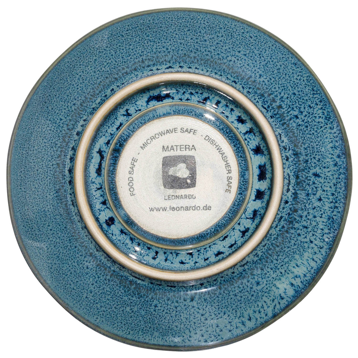 leonardo-matera-soucoupe-c-ramique-bleue-11-cm-lot-4 image 4