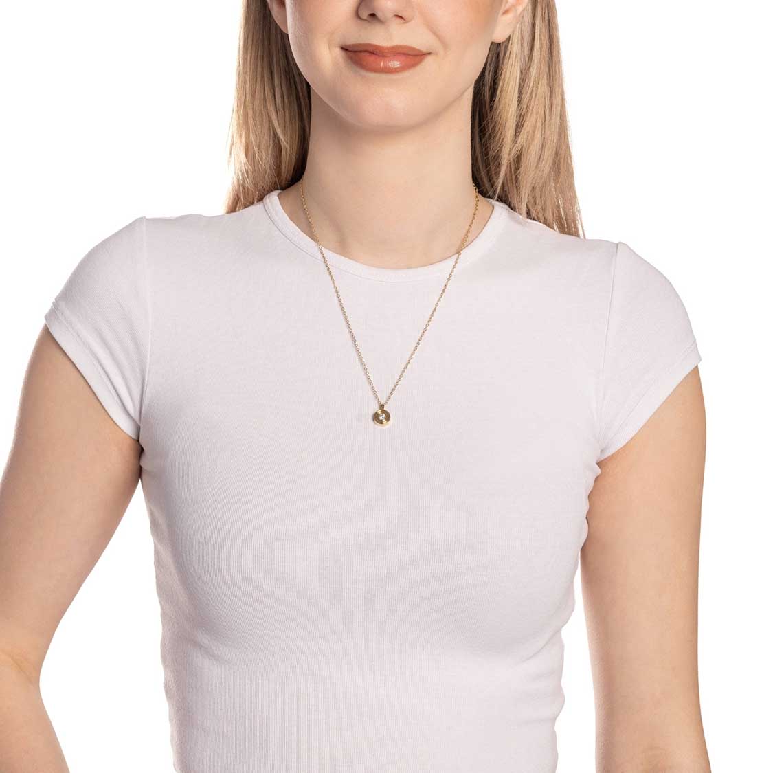 leonardo-isabelle-45-collier-or-zirconia-blanc image 3