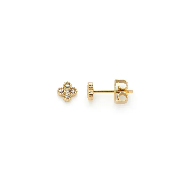 leonardo-lisette-clous-d-oreilles-dor-fleur-ciao image 1