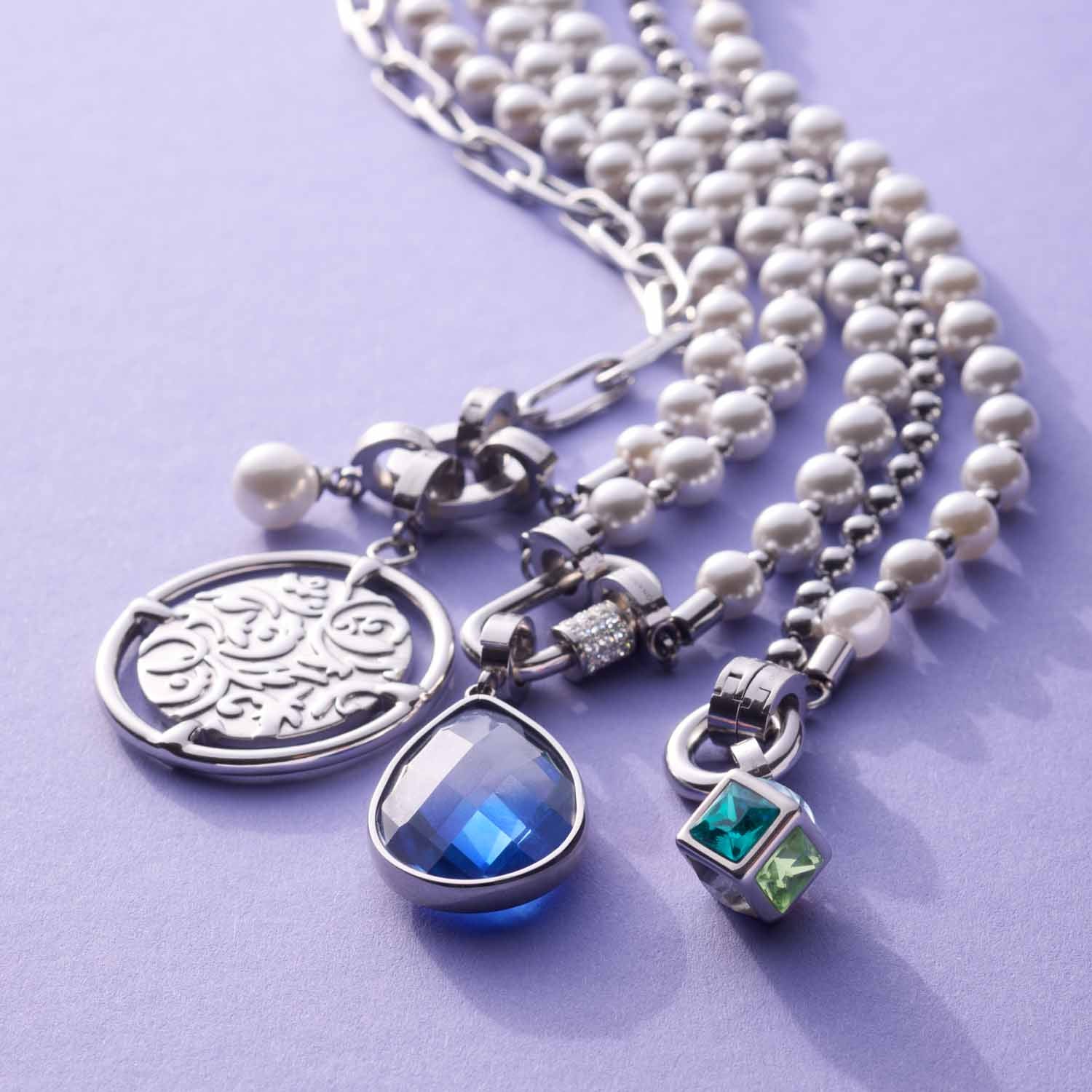leonardo-terry-pendentif-clip-mix-acier-argent image 4
