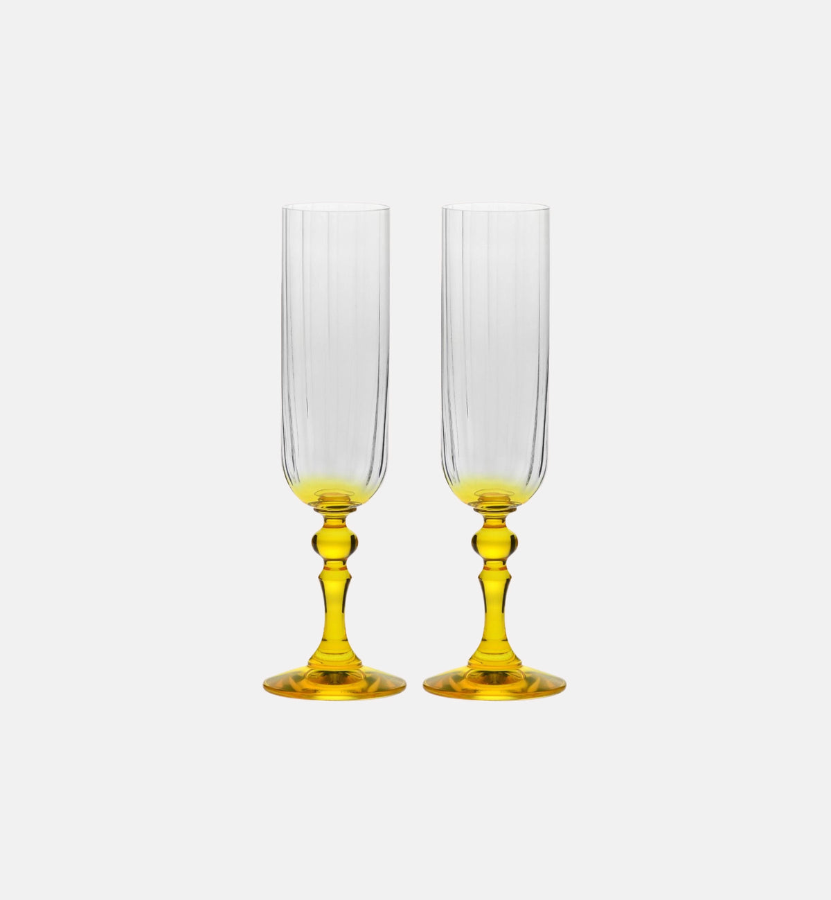 krosno-bubble-fl-tes-champagne-200-ml-tige-jaune image 2