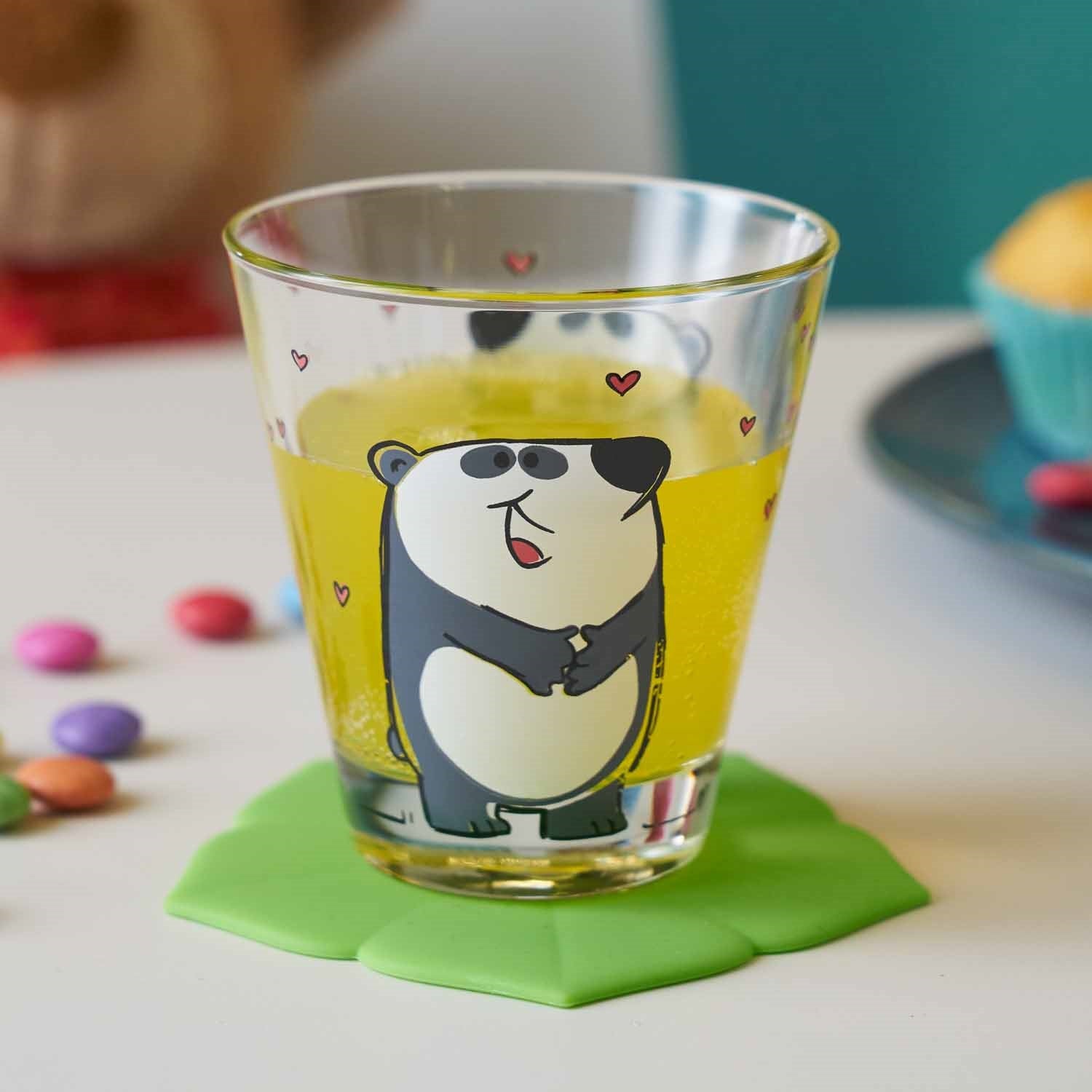 leonardo-bambini-verre-enfant-panda-215-ml-lot-6 image 4