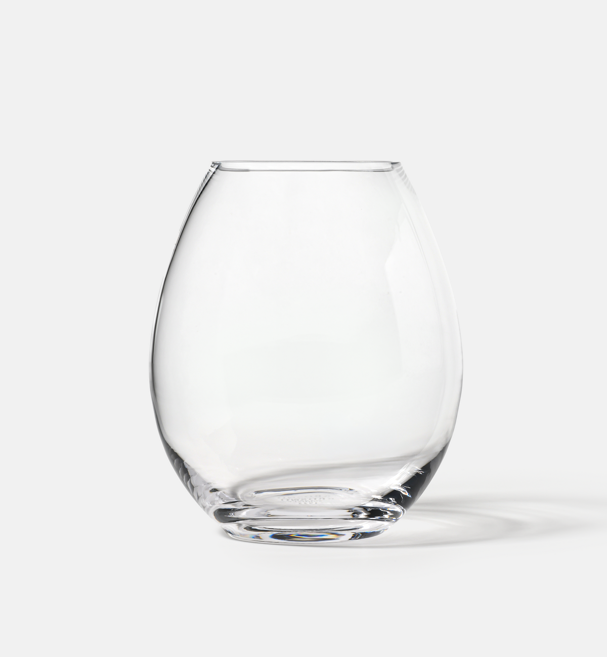 krosno-gemstone-vase-cristal-transparent-21-cm image 1