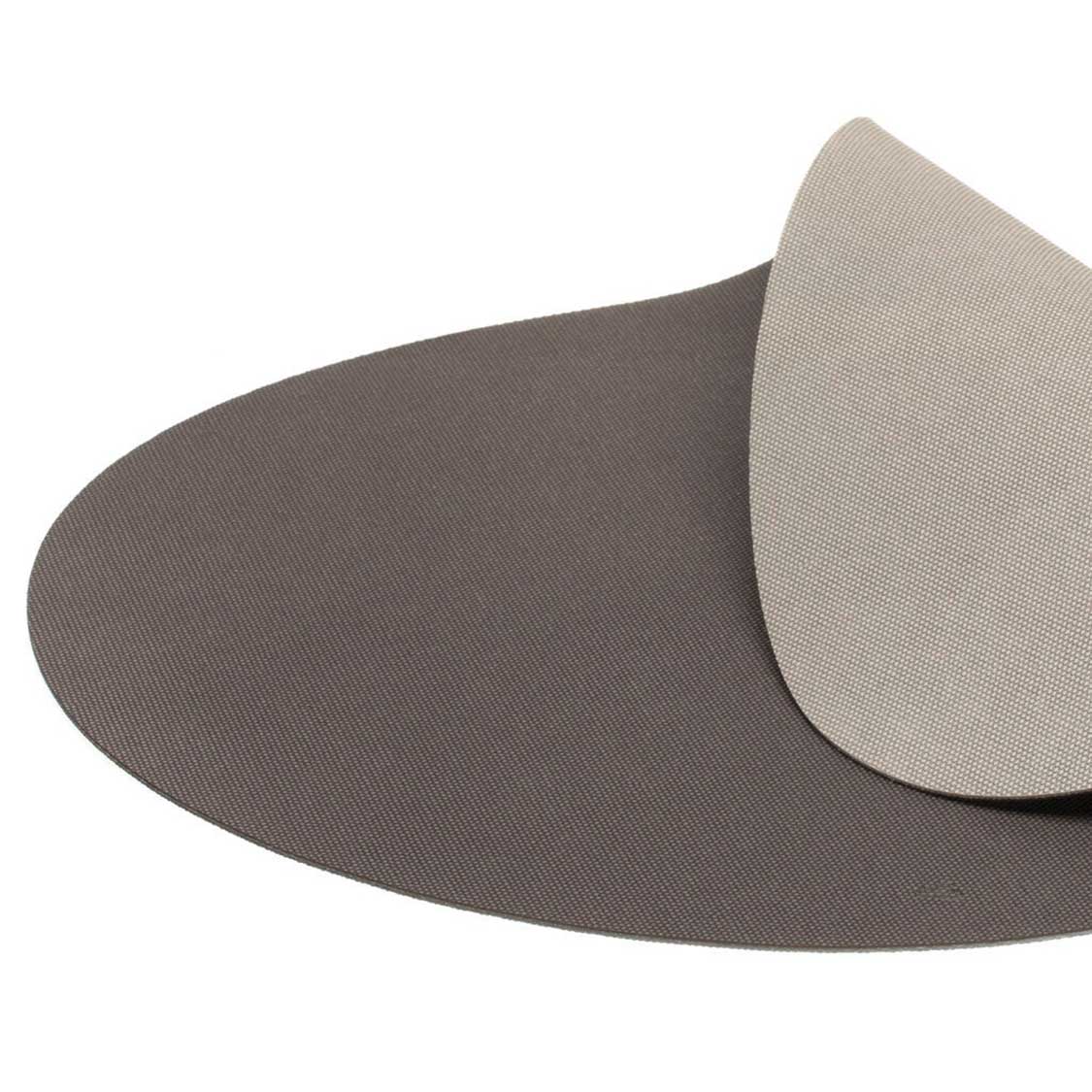 leonardo-gocce-set-de-table-ovale-gris-34x48-cm image 4