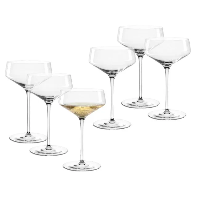 leonardo-puccini-coupe-champagne-350-ml-lot-de-6-transparent image 1