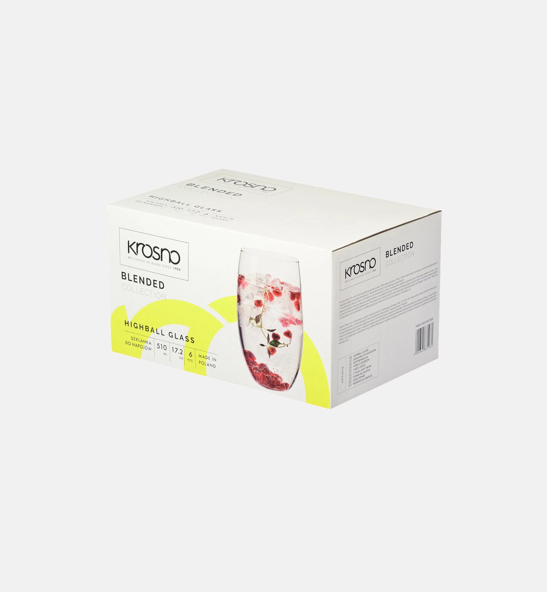 krosno-blended-verre-jus-510-ml-verre-transparent image 6