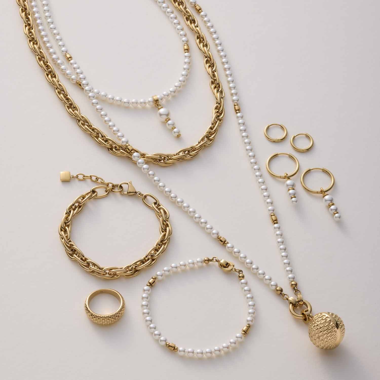 leonardo-justine-breloques-perles-dor-lot-2 image 5