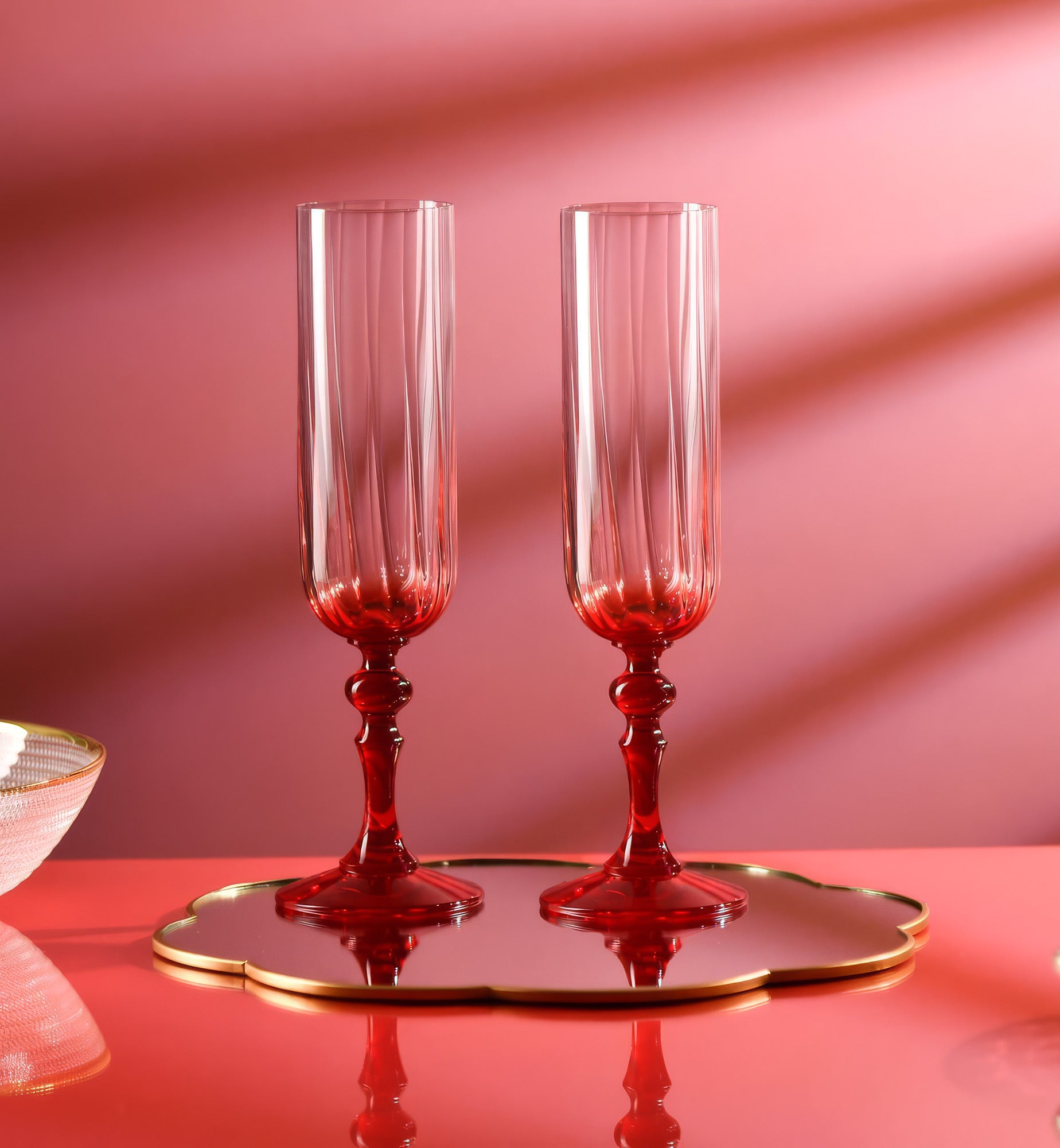 krosno-bubble-fl-te-champagne-pied-rouge-200-ml image 3