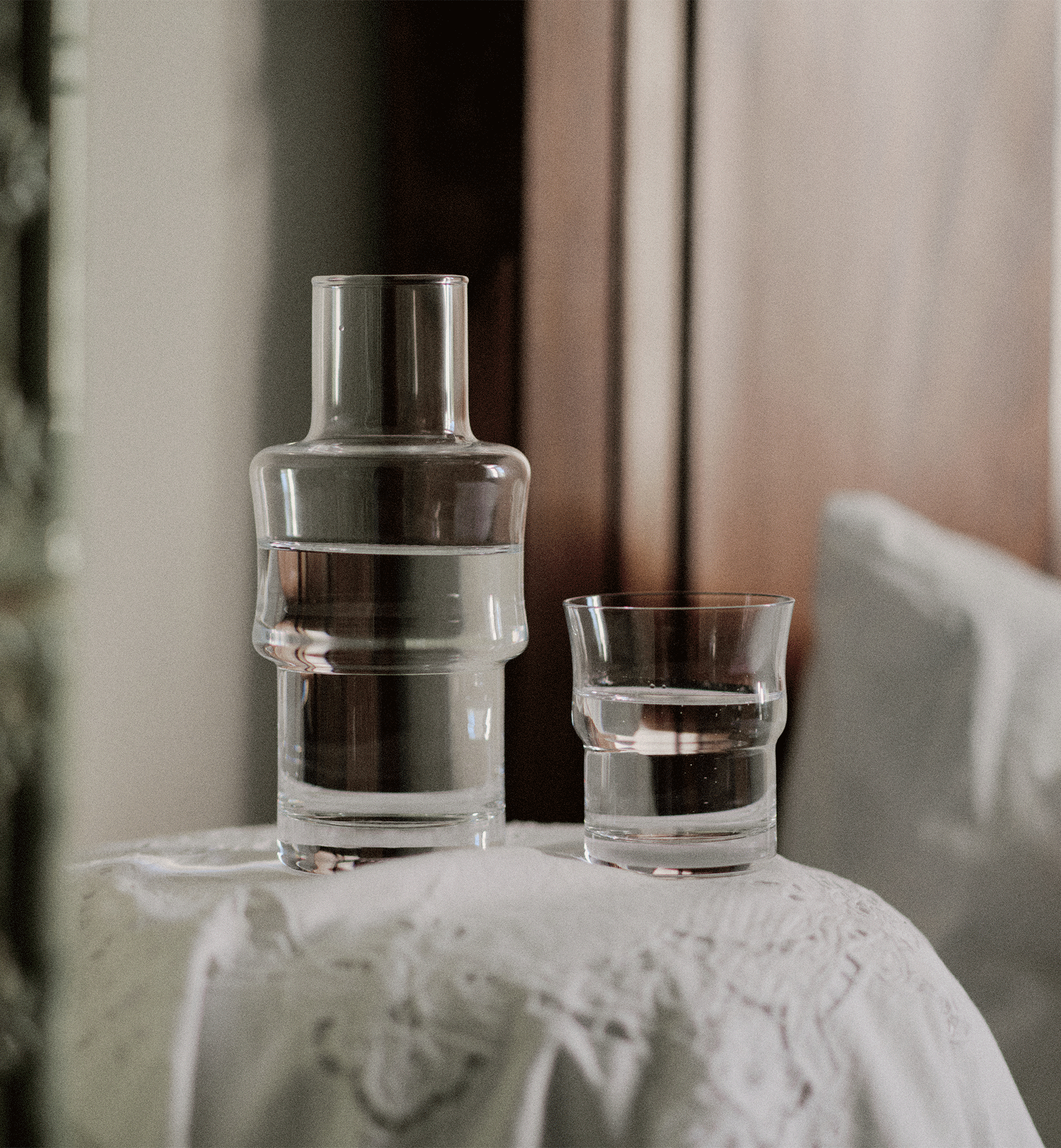 krosno-day-night-service-eau-carafe-verre-cristal image 6