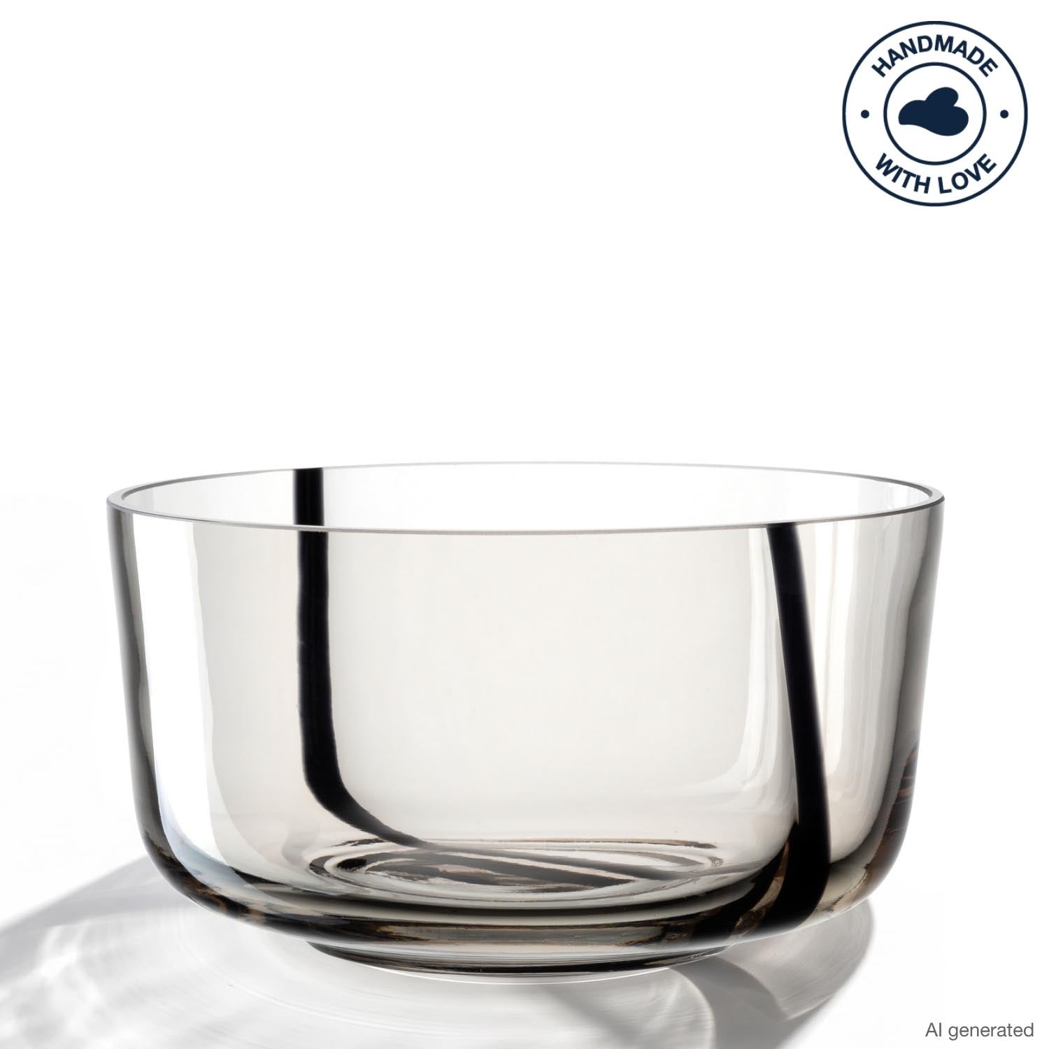 leonardo-alveo-coupe-21-cm-taupe-verre-service image 1