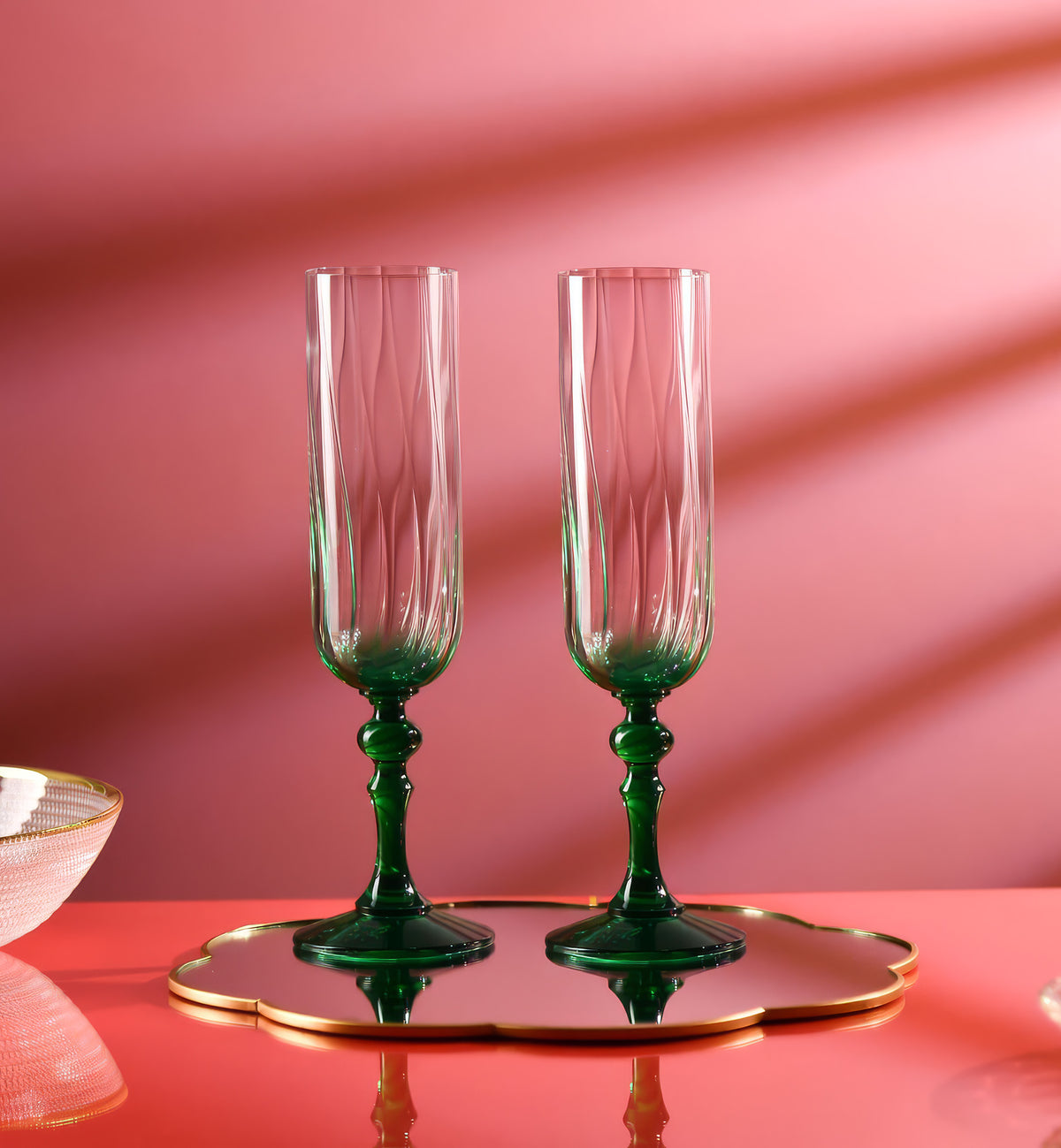 krosno-bubble-fl-te-champagne-200-ml-tige-verte image 3