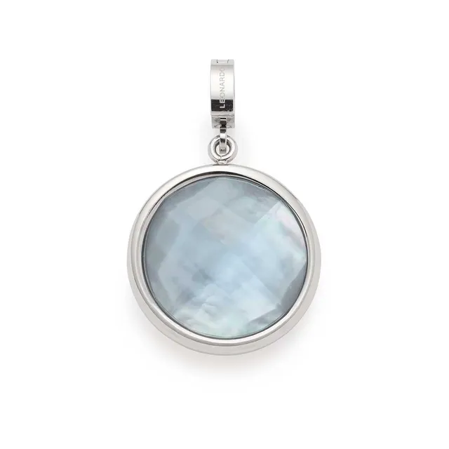 leonardo-clip-mix-minka-pendentif-bleu-nacre-m image 1