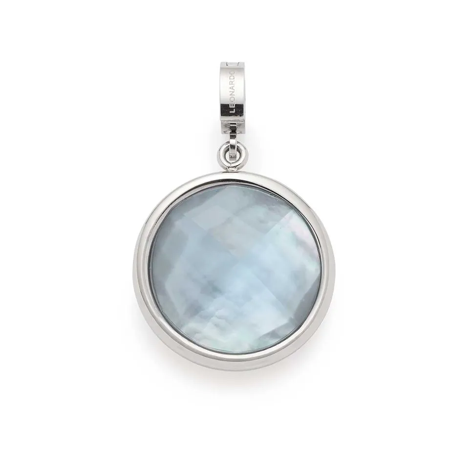 leonardo-clip-mix-minka-pendentif-bleu-nacre-m image 1