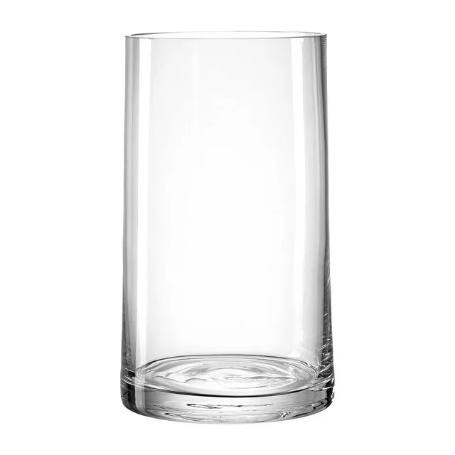 leonardo-novara-vase-en-verre-26-cm-transparent image 1