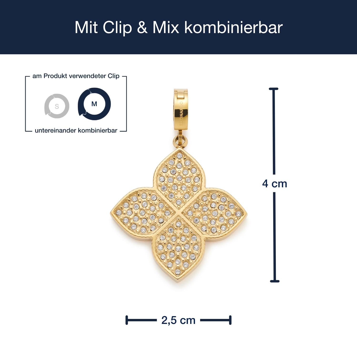 leonardo-clip-mix-fanny-pendentif-dor-zirconia image 4
