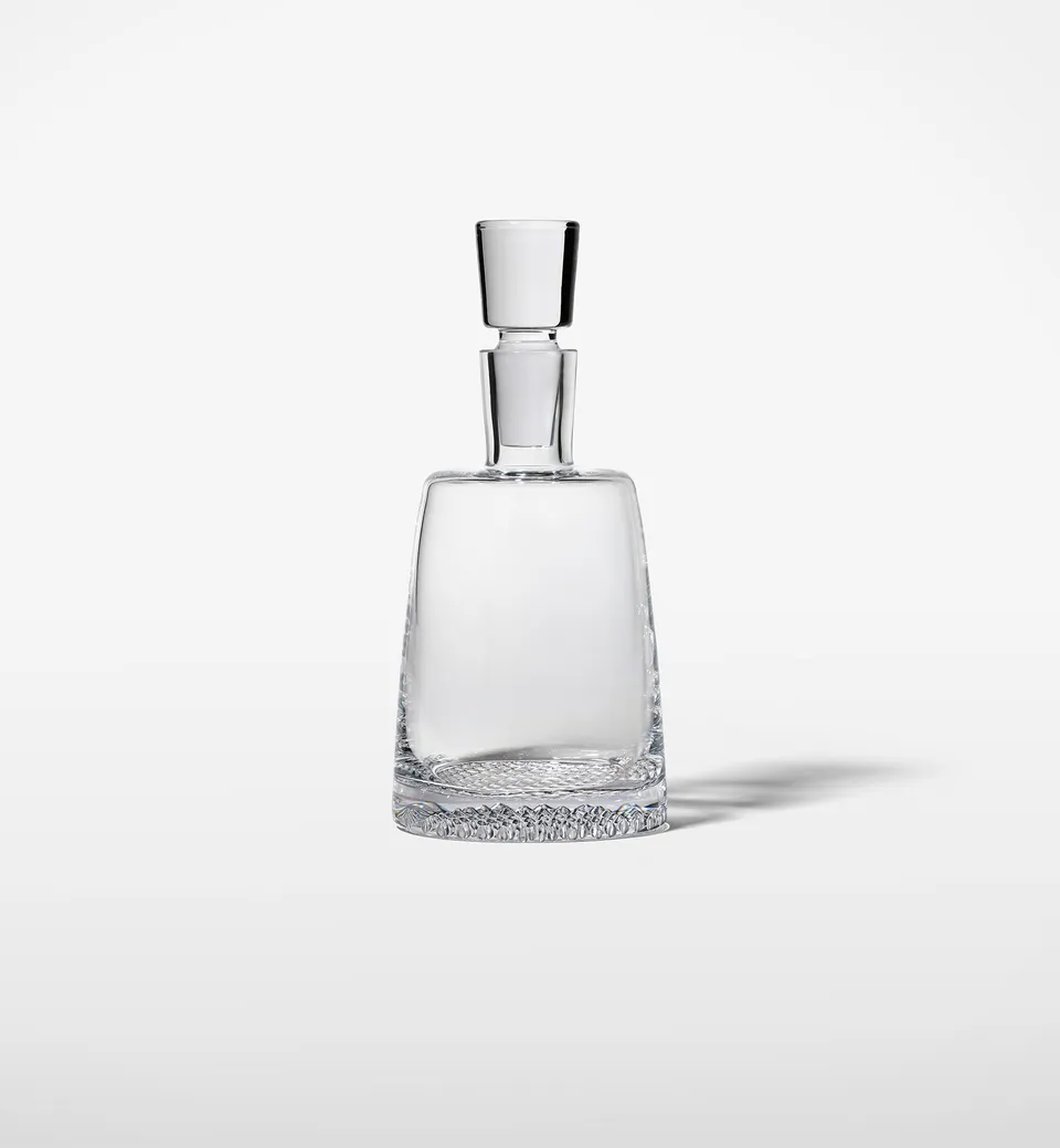 krosno-carafe-whisky-950-ml-verre-cristallin-bouchon image 1