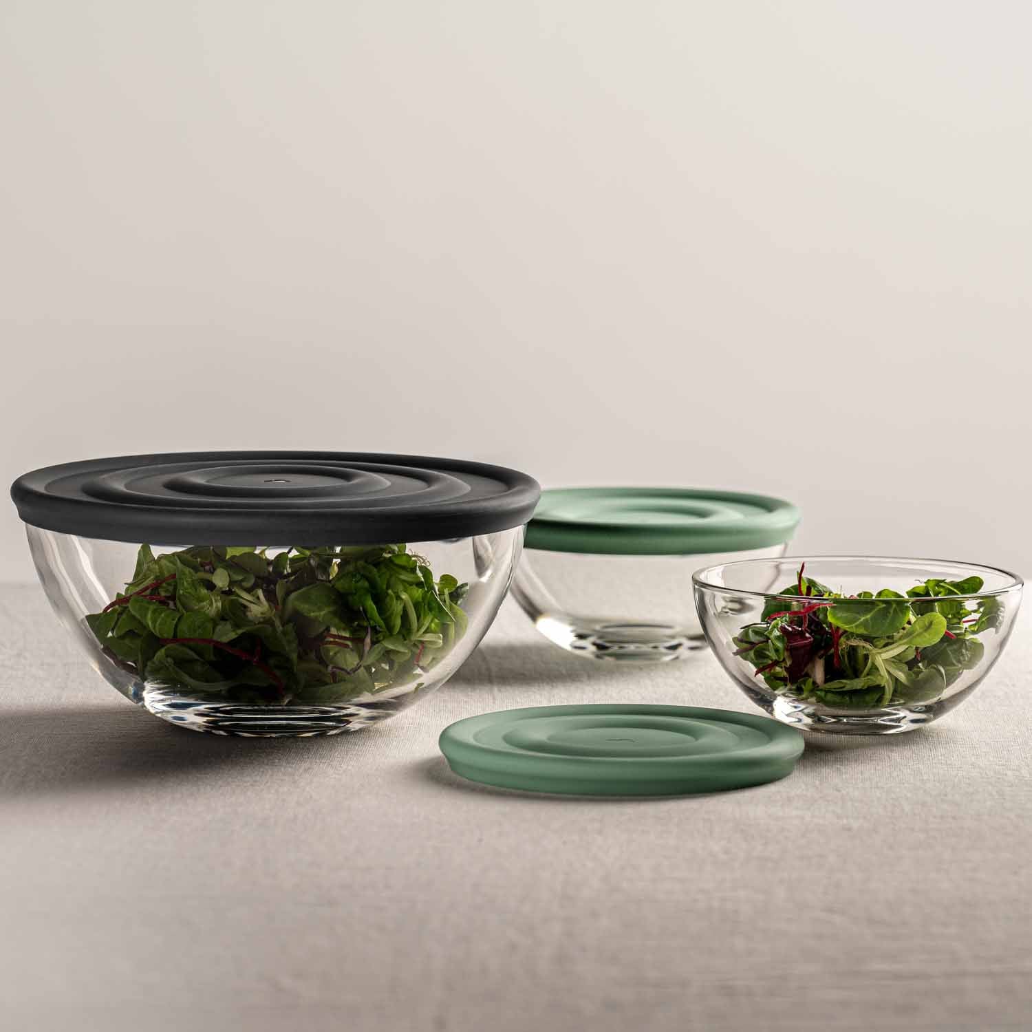 leonardo-cucina-bols-en-verre-6-pi-ces-avec-couvercles-silicone image 2