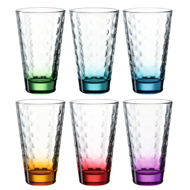 leonardo-optic-verre-eau-300-ml-assortis-lot-6 image 1