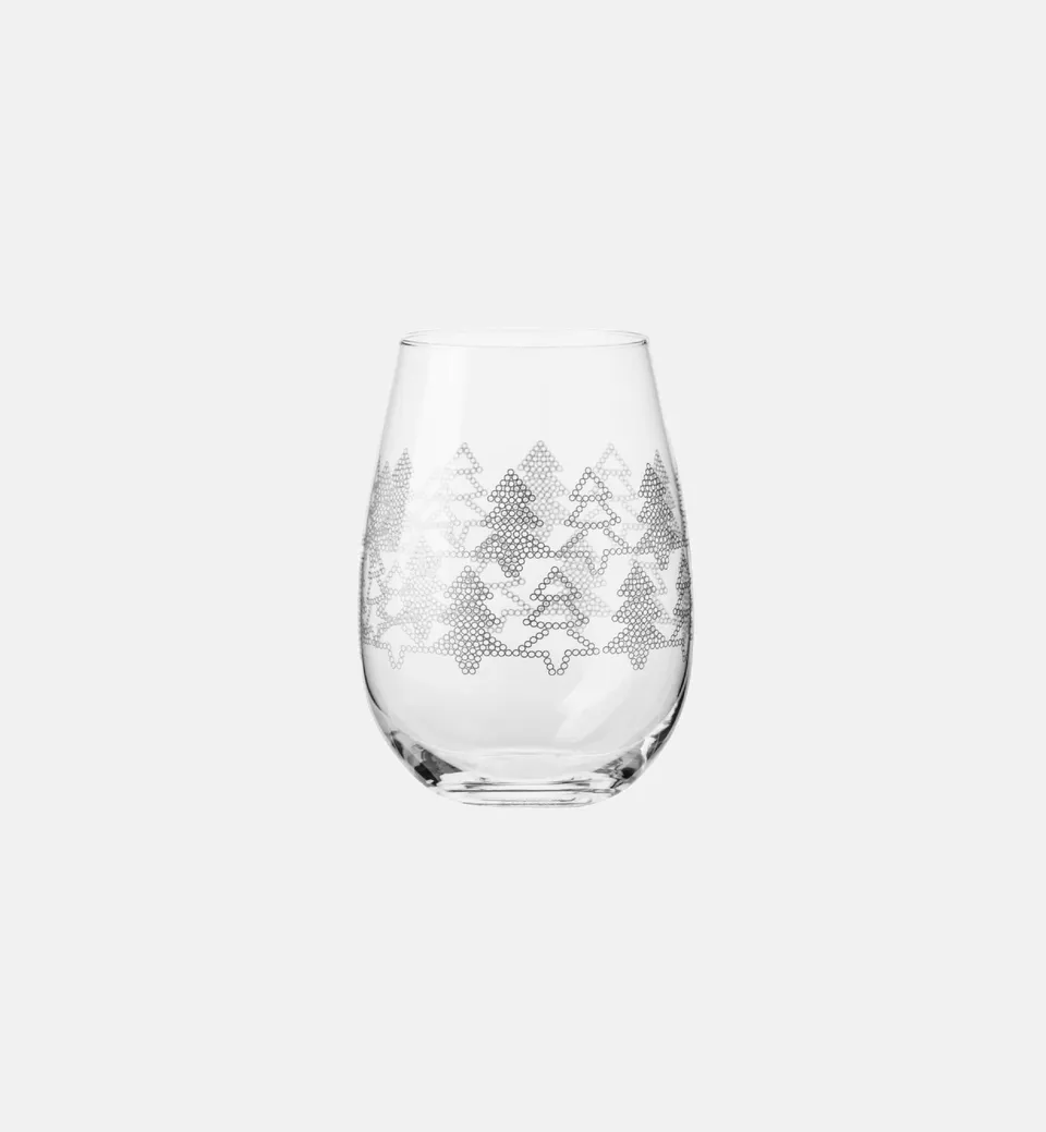 krosno-deco-christmas-verre-eau-sapins-550-ml-lot-3 image 1