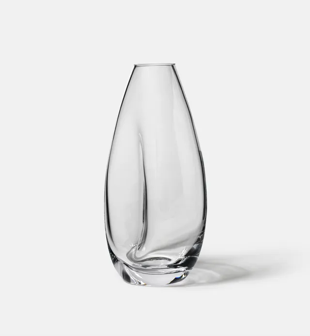 krosno-flow-vase-cristal-transparent-28-cm image 1