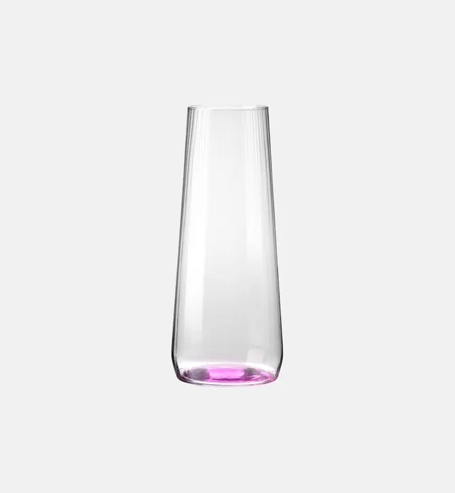krosno-bubble-carafe-eau-verre-fond-rose-1200-ml image 1