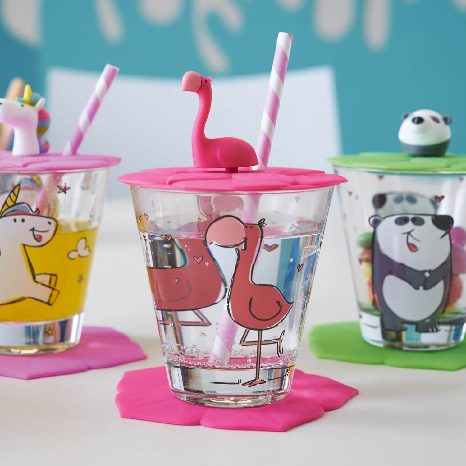 leonardo-bambini-couvercle-flamant-rose-9-cm image 3