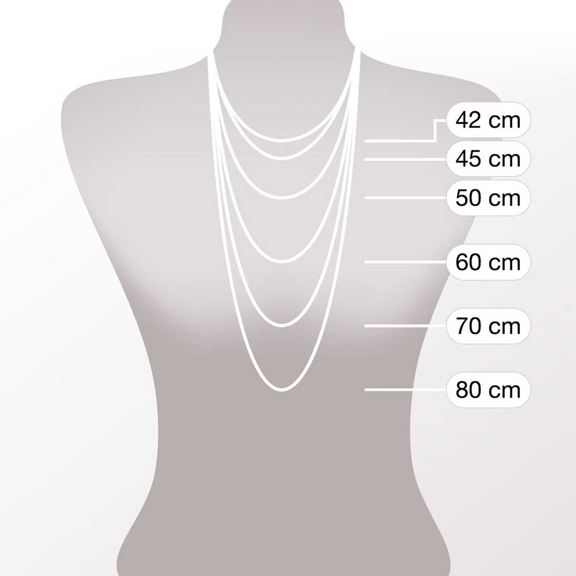 leonardo-anja-collier-argent-45-cm-clip-mix image 8