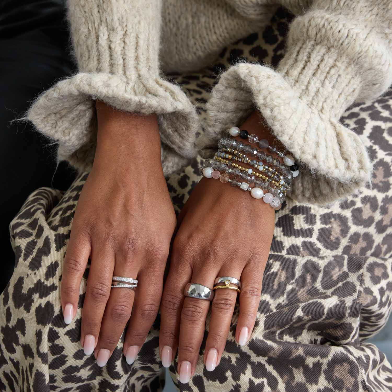 leonardo-claire-bague-19-bicolore-argent-dor-zircon image 7