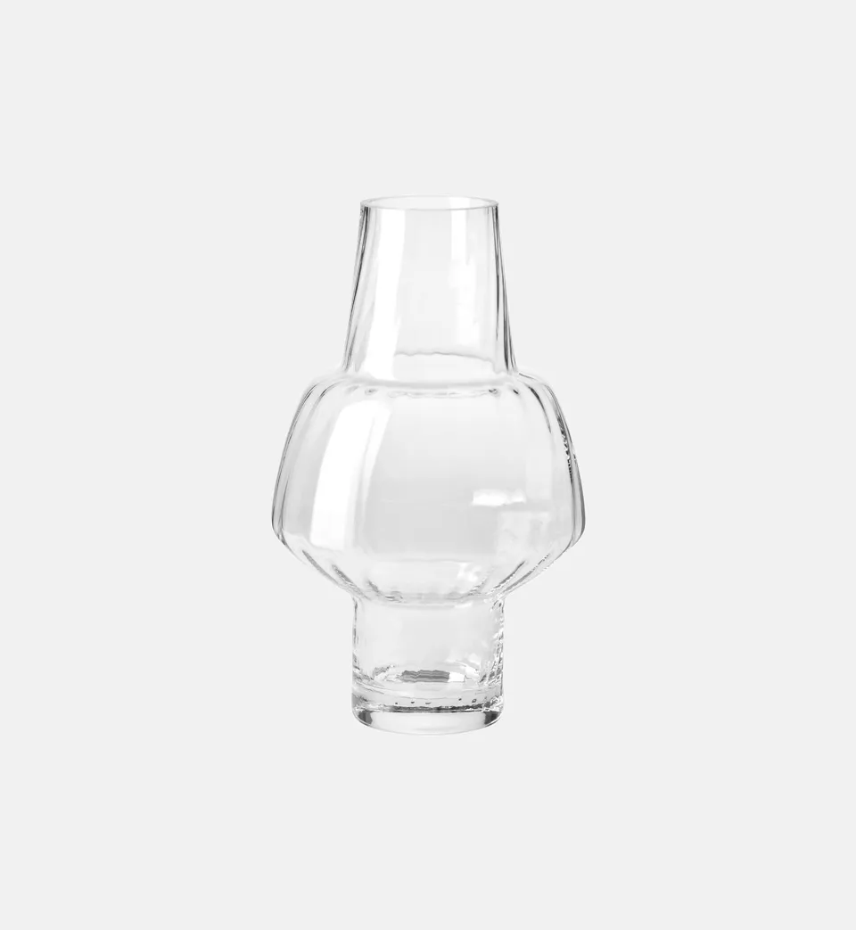 krosno-muse-vase-en-cristal-transparent-40-cm-cannel image 1