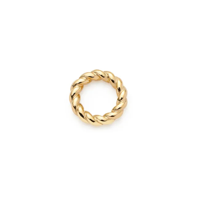 leonardo-liesel-clip-mix-anneau-dor-torsad-pour-collier image 1