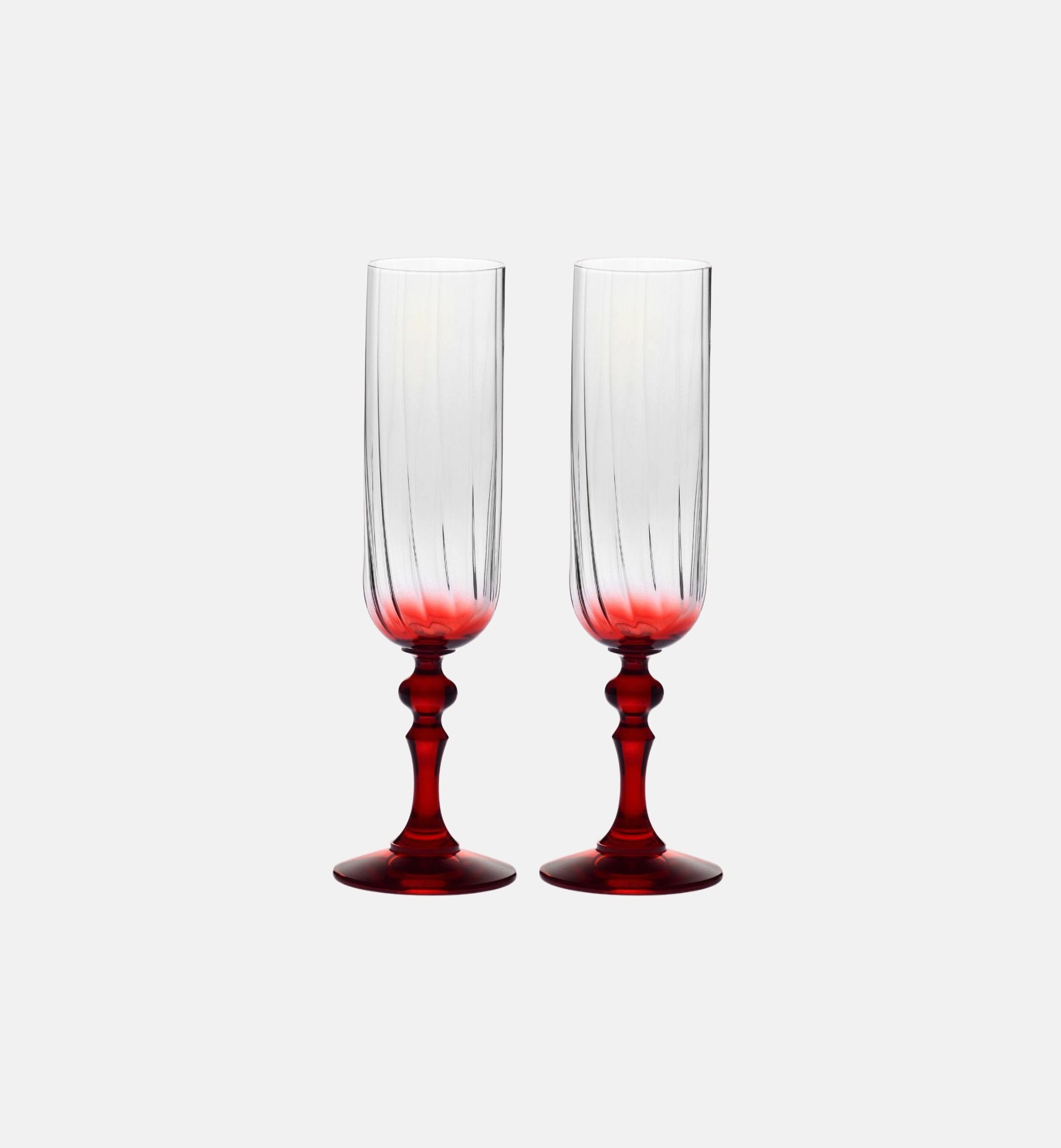 krosno-bubble-fl-te-champagne-pied-rouge-200-ml image 2