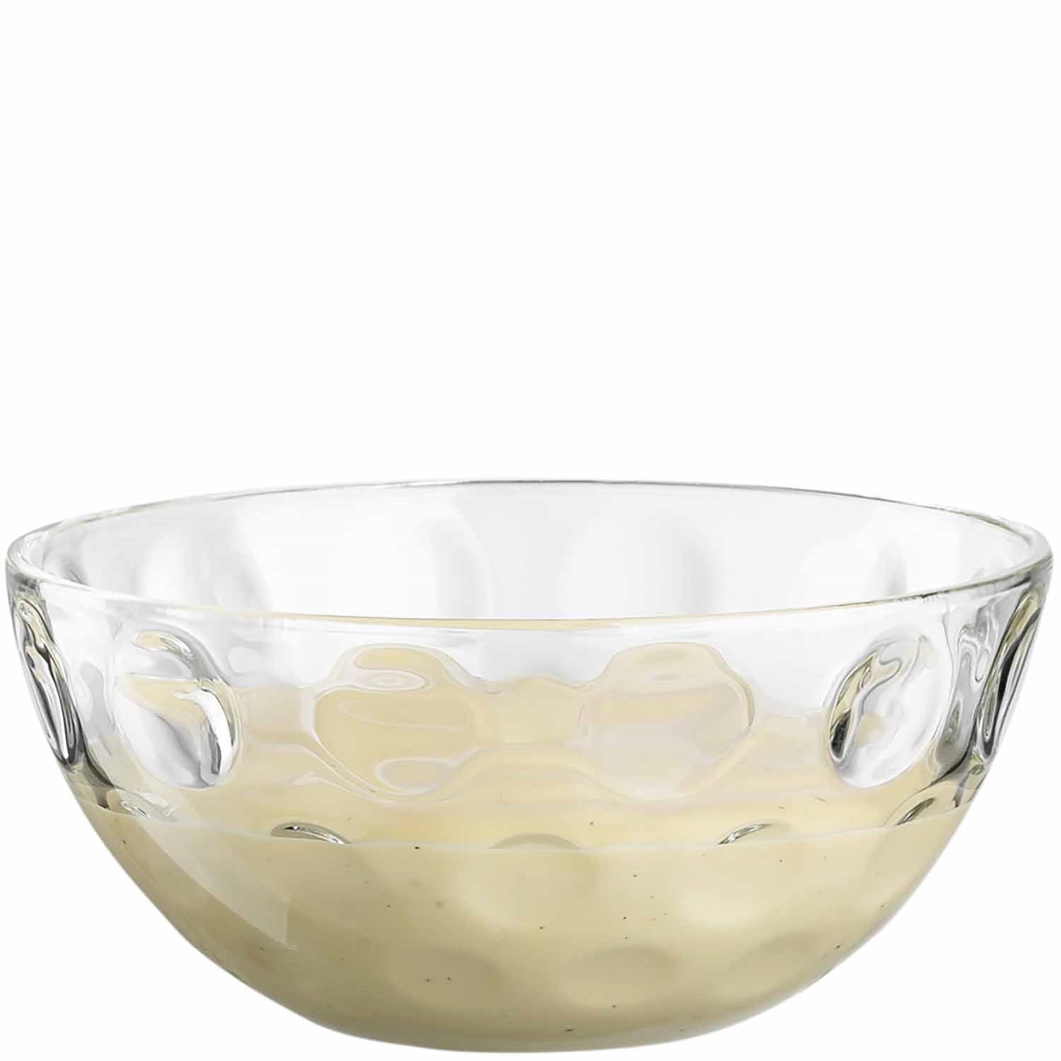 leonardo-cucina-optic-bol-verre-14-cm-lot-4-transparent image 2