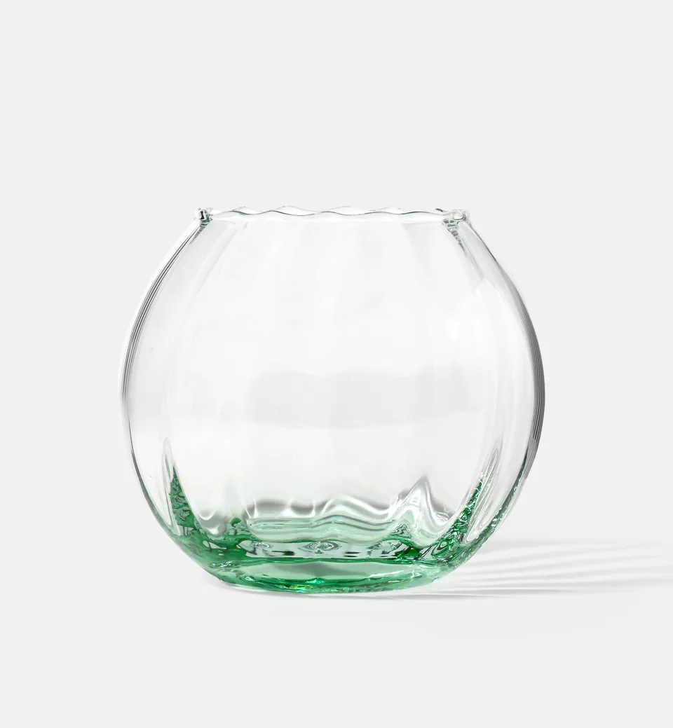 krosno-gemstone-vase-boule-meraude-15-5-cm-cristal image 1