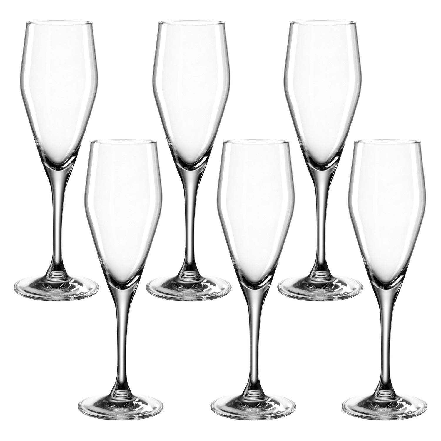 leonardo-twenty-4-fl-te-champagne-220-ml-lot-de-6-transparent image 1