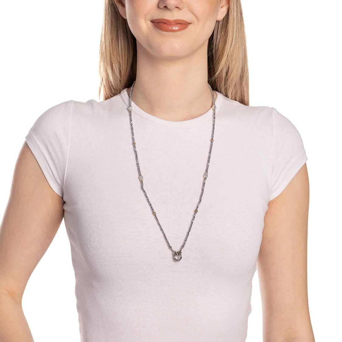 leonardo-noura-clip-mix-collier-70-cm-bleu-bicolore image 3