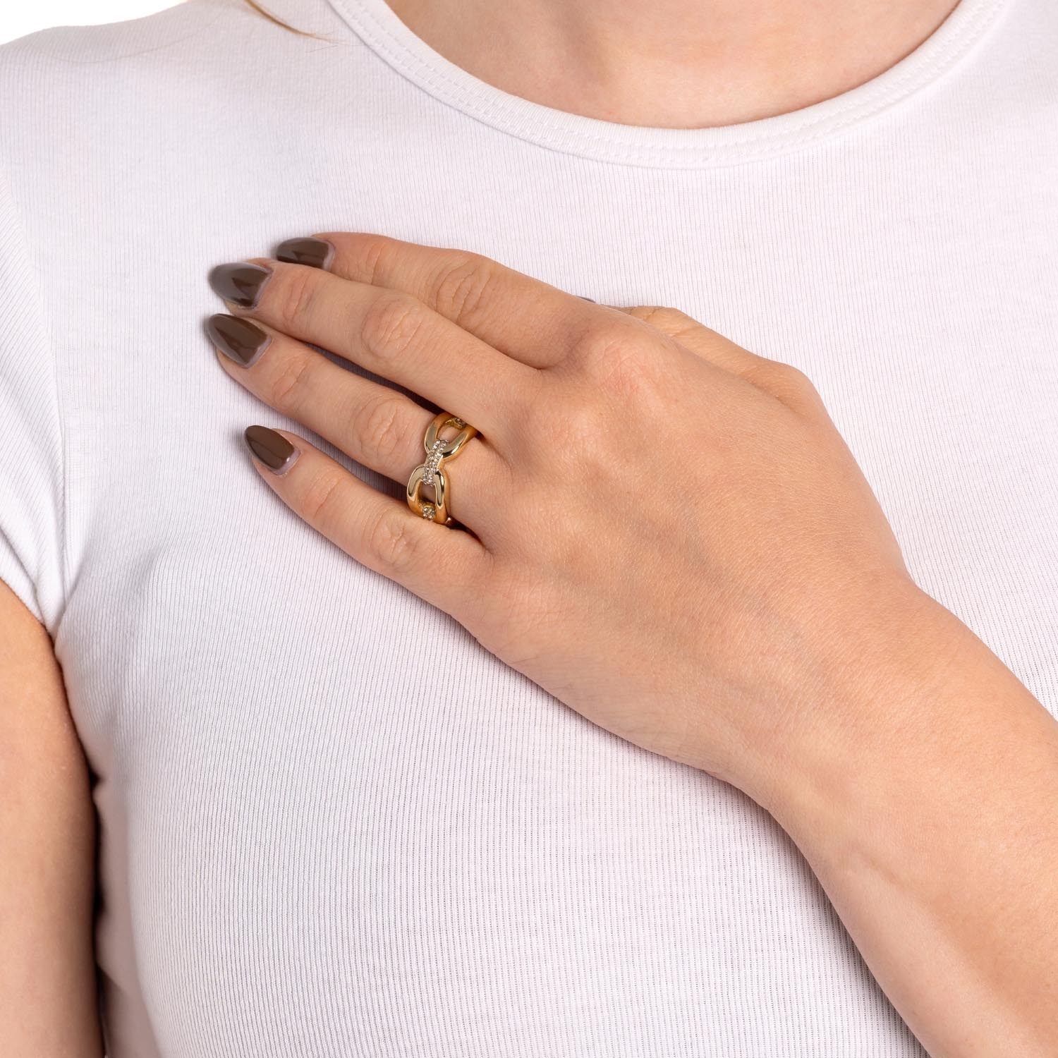 leonardo-belle-17-bague-dor-e-zirconia-taille-17 image 3