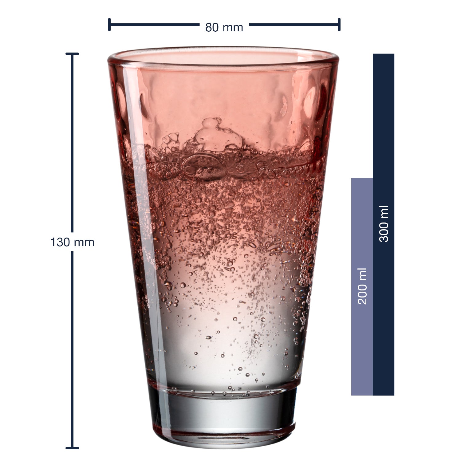 leonardo-optic-verres-300-ml-lot-6-pastel-multicolore image 2