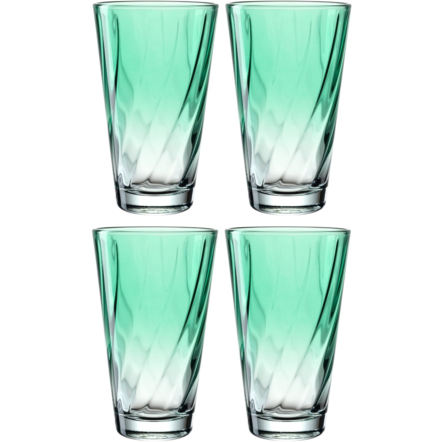 leonardo-twist-verre-vert-300-ml-lot-de-4-color image 1