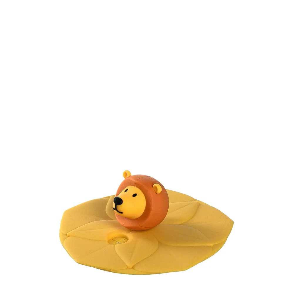 leonardo-bambini-couvercle-verre-lion-jaune-9-cm image 1