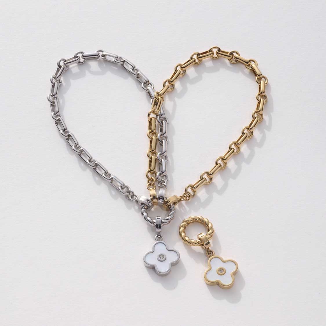 leonardo-yvette-clip-mix-bracelet-argent image 2