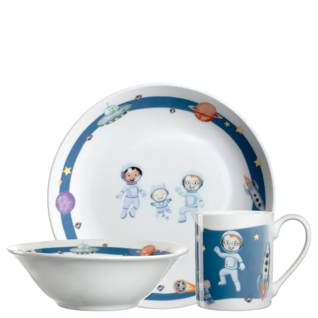 leonardo-bambini-avventura-vaisselle-enfant-3-pi-ces-espace image 1