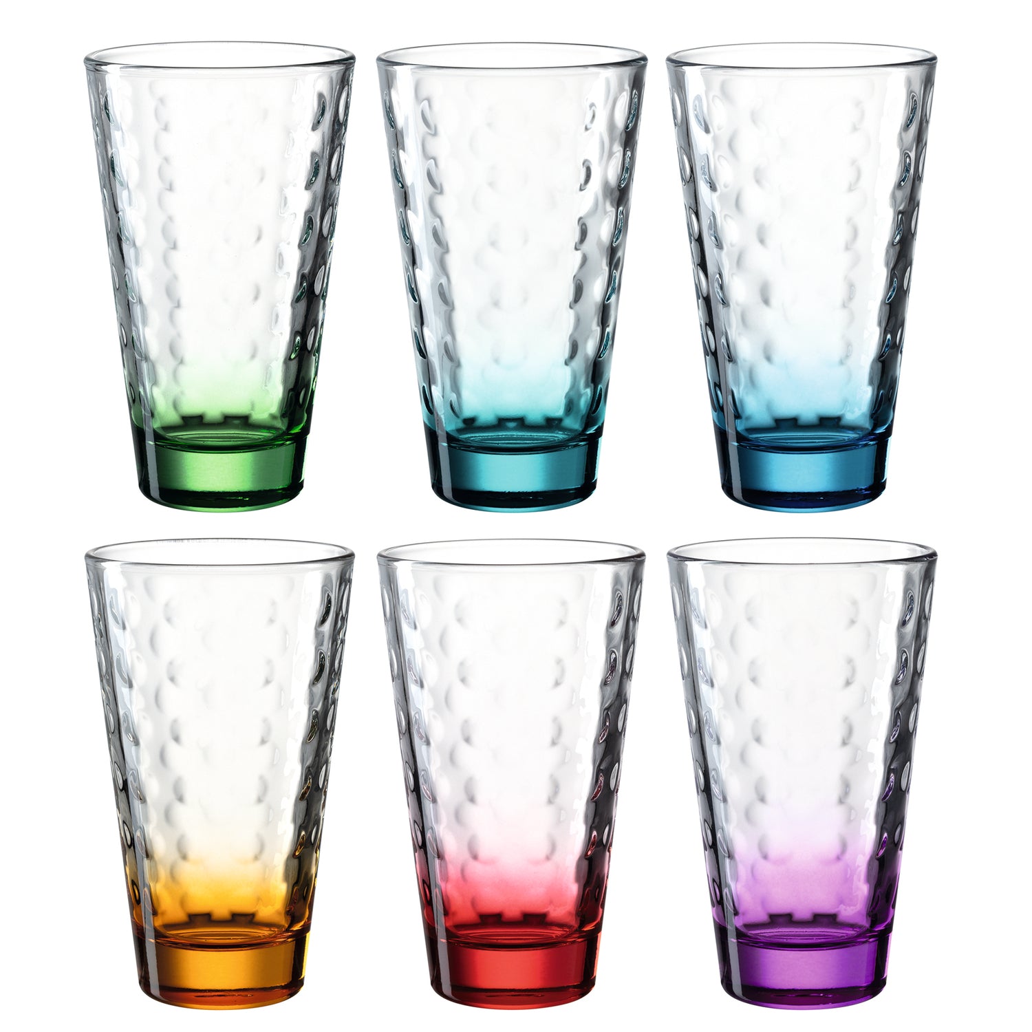leonardo-optic-verre-eau-300-ml-assortis-lot-6 image 1