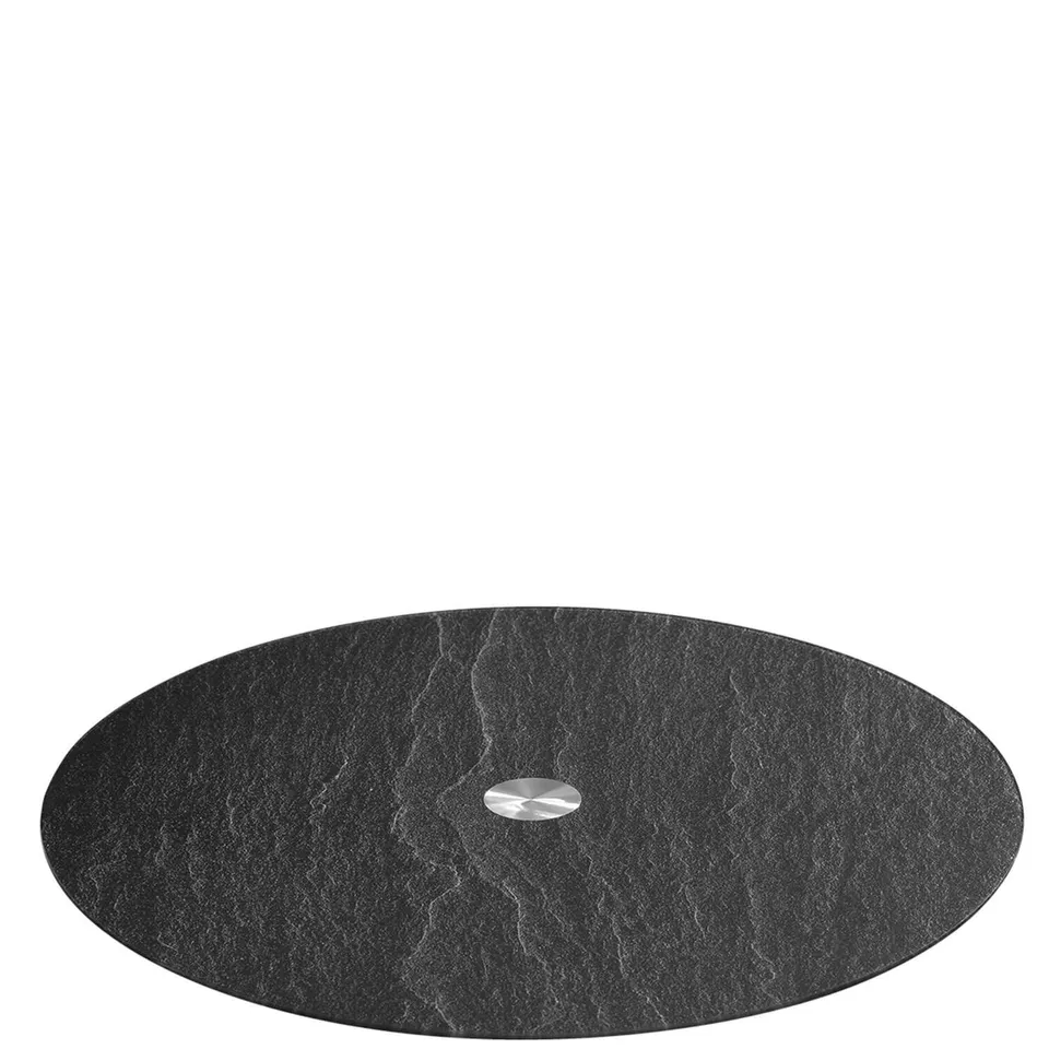 leonardo-turn-plateau-tournant-noir-33-cm-ardoise image 1