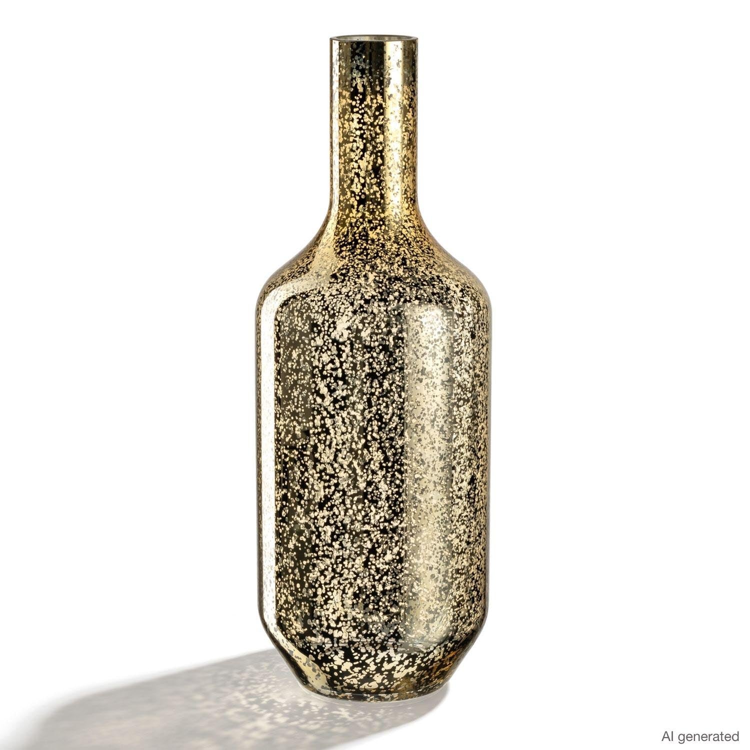 leonardo-milano-vase-50-cm-dor-mouchet-or image 1