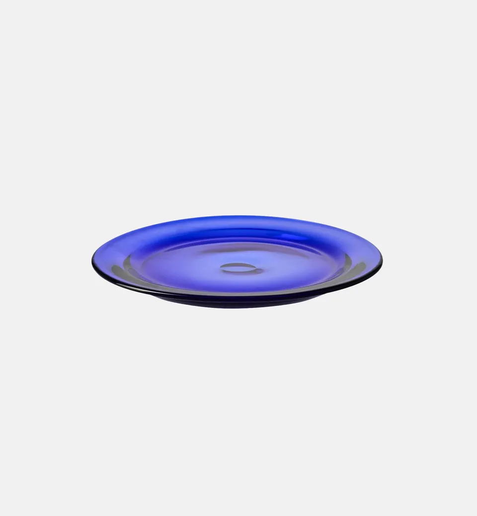 krosno-gemstone-plat-cristal-cobalt-34-cm-patera image 1