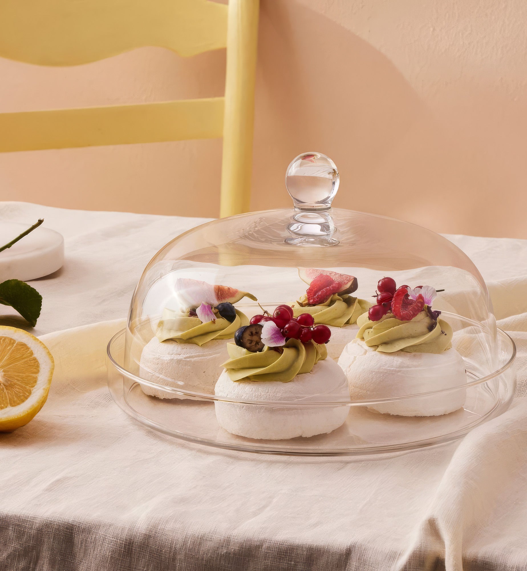 krosno-elite-plat-g-teau-avec-cloche-28-cm-cristal image 7