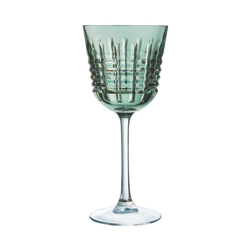 cristal-d-arques-rendez-vous-brume-verre-pied-25-cl-vert image 2
